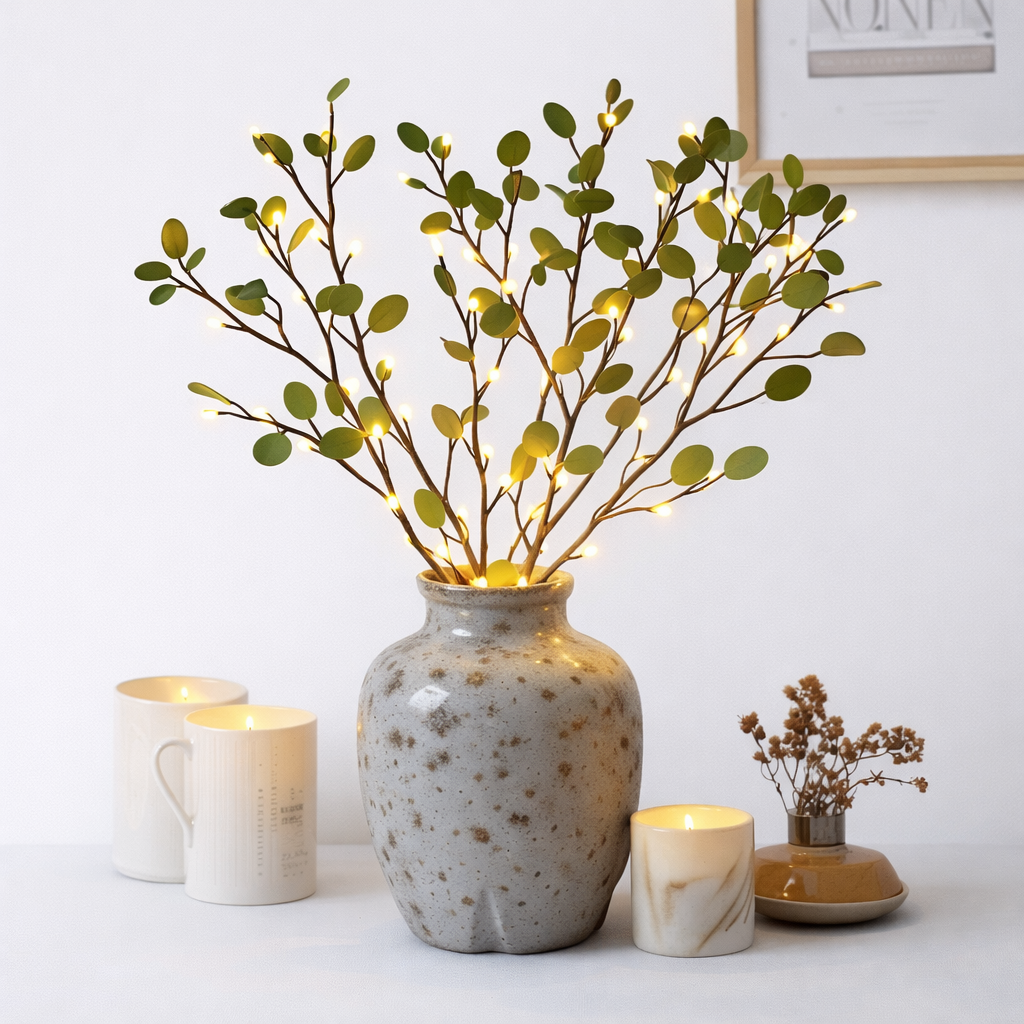 Lumivra – LED Table Lamp with Branch Design
