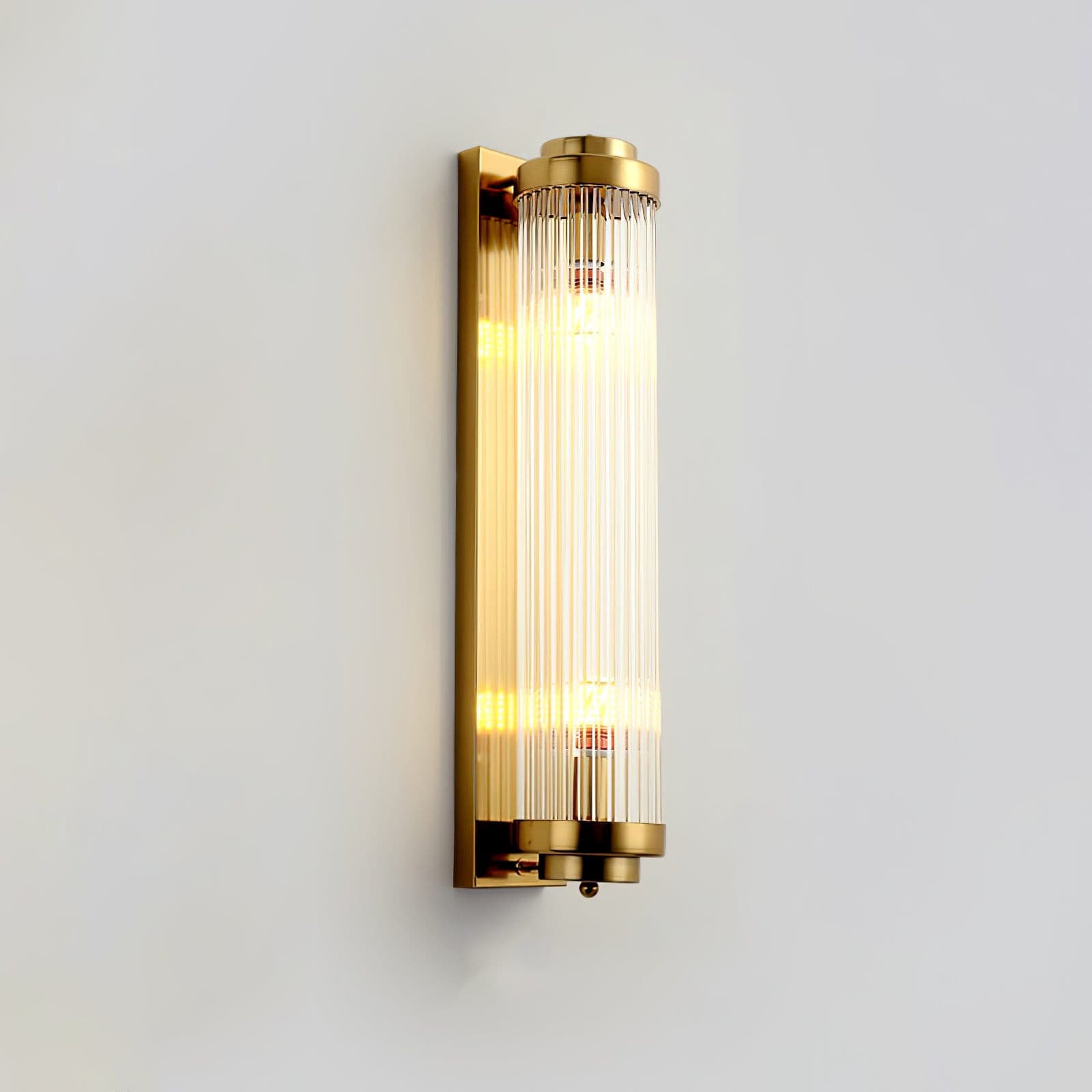 Elarisca - Vintage Glass Wall Lamp with LED in Retro Style