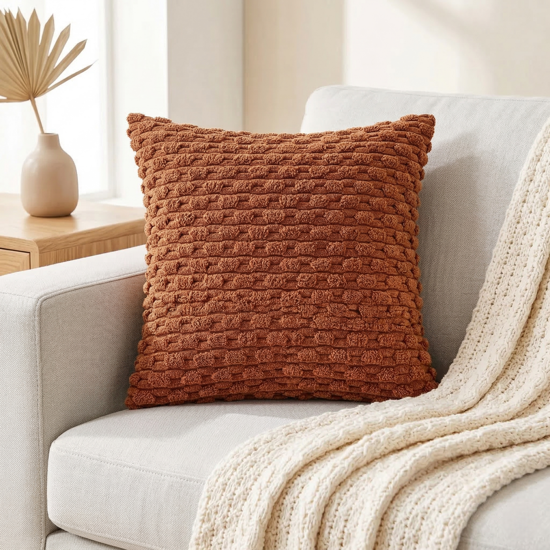 Texael - Ribbed Cushion Covers for Home Decor