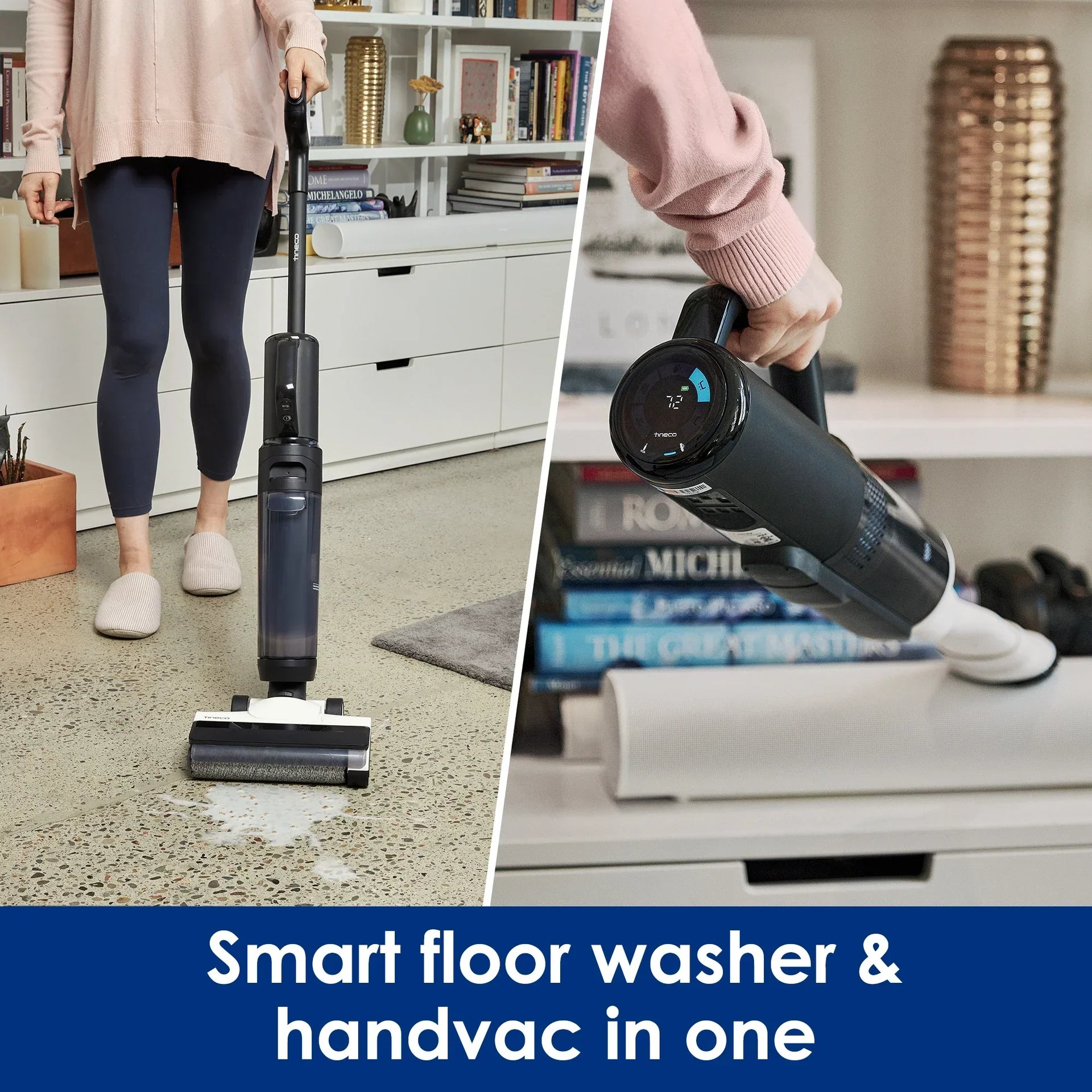 Mercurius – Cordless Smart Floor Cleaner Wet and Dry Vacuum Self Cleaning Mop