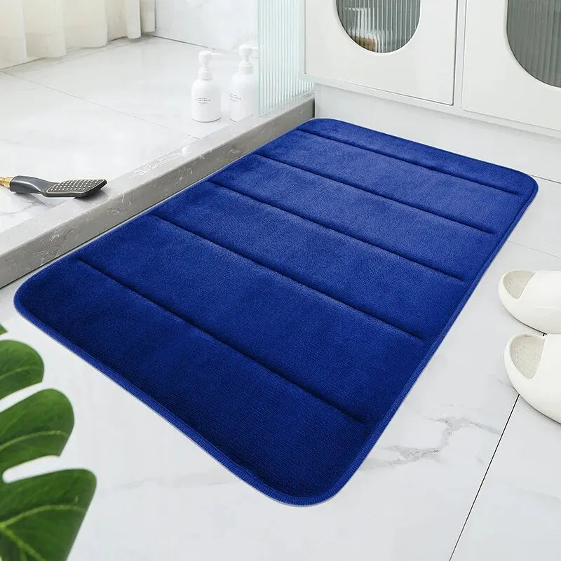Eterna – Coral Velvet Anti Slip Bath Mat Quick Dry
