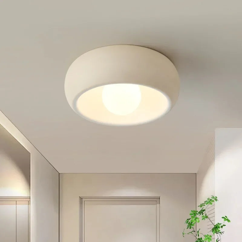 Neravia - Japanese Wabi-Sabi Round LED Ceiling Lamp