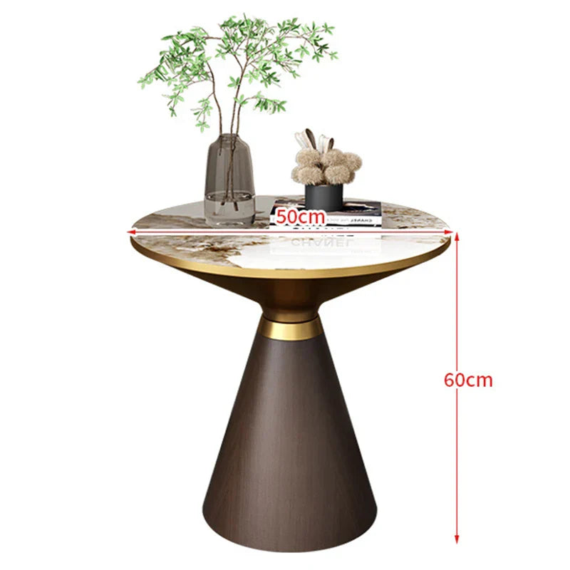 Elarian – Round Luxury Coffee Table Modern Metal