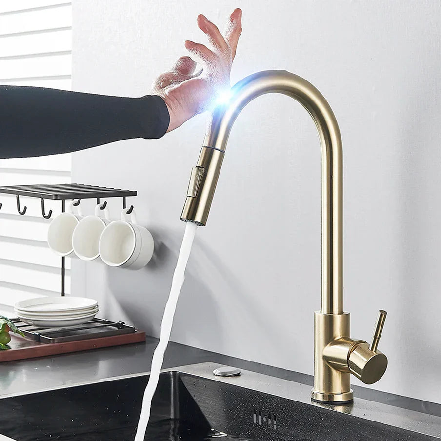Orlythea - Pull-out Kitchen Faucet with Touch Control and Sensor Function