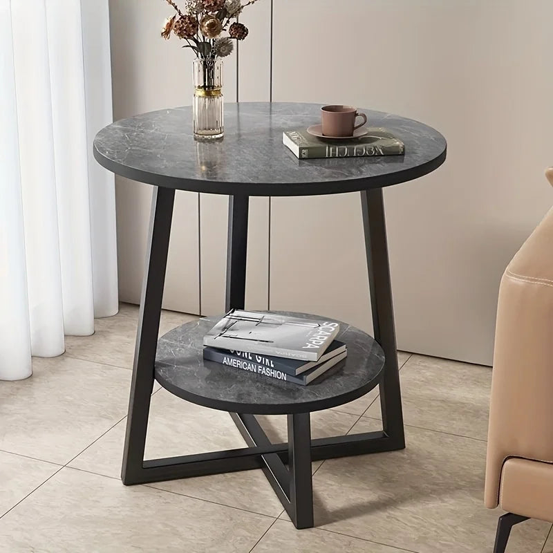 Aralynae - Modern Two-Tier Side Table
