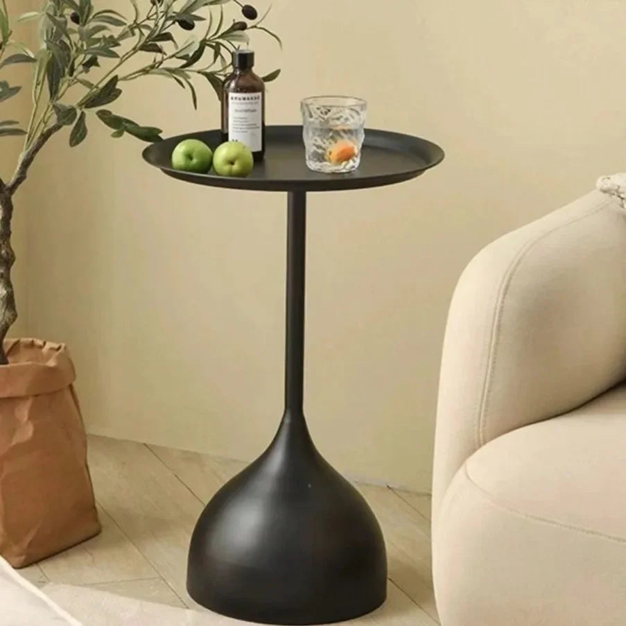 Valessia - Scandinavian Round Metal Side Table