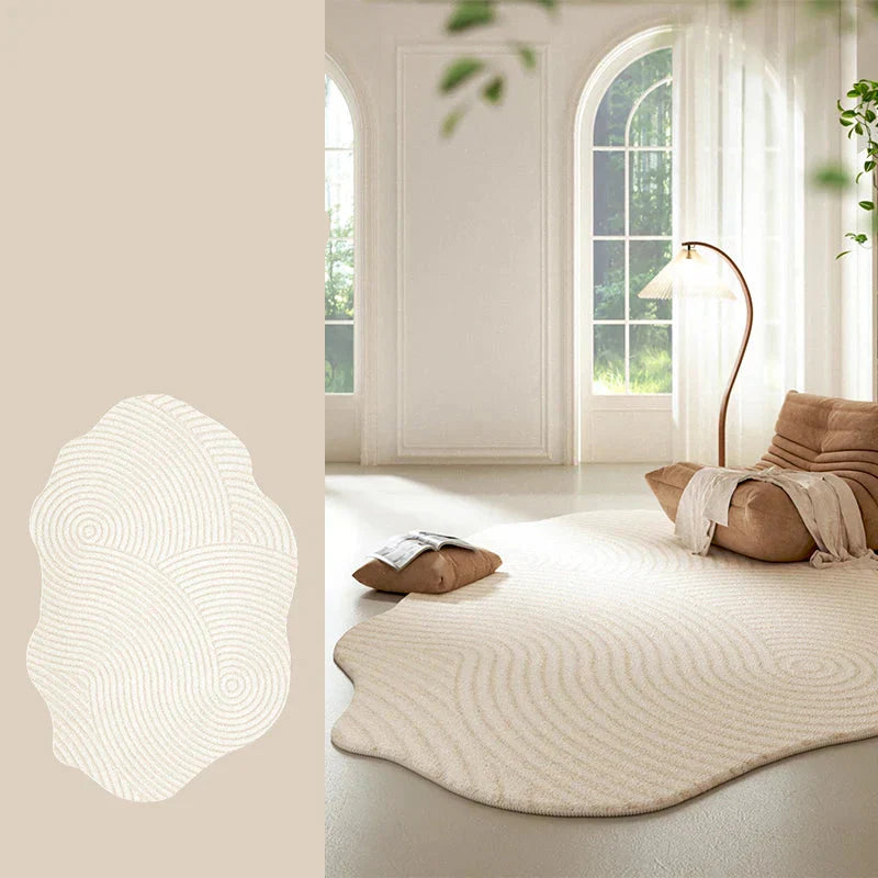 Lorae - Cream Striped Rug