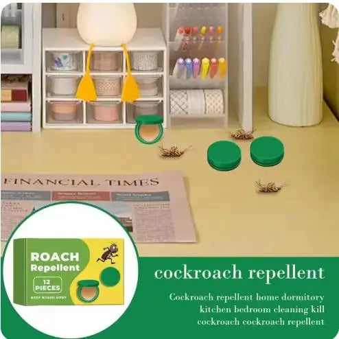 Corvessa – Cockroach Traps 12 Pieces for Effective Indoor Control