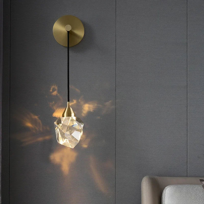 Lurevian – Crystal Nordic LED Wall Lamp