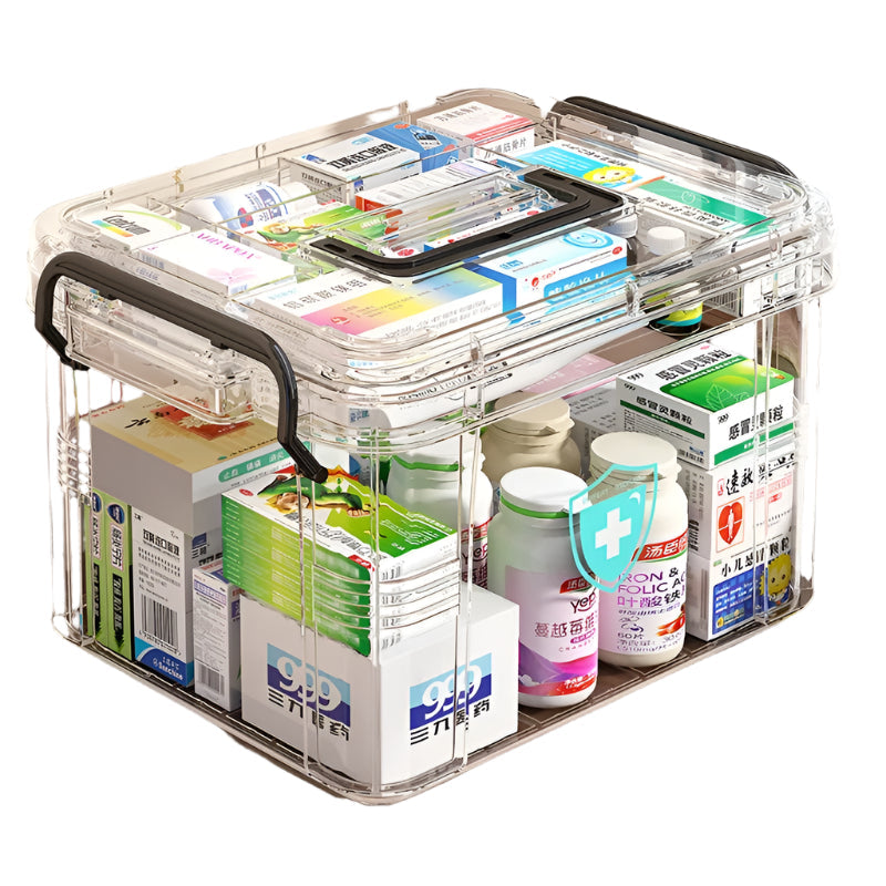 Domiralis – Large Multi Layer Lockable Medicine Organizer