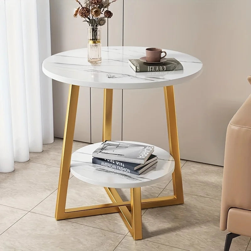 Aralynae - Modern Two-Tier Side Table
