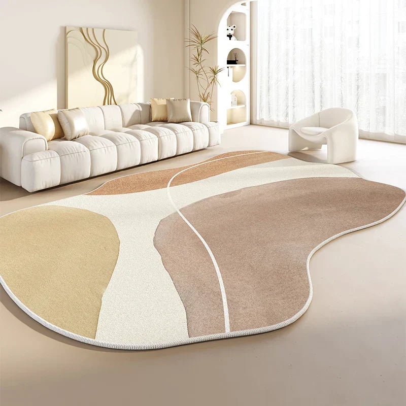 Cyralora - Japanese Style Irregular Plush Non-Slip Rug