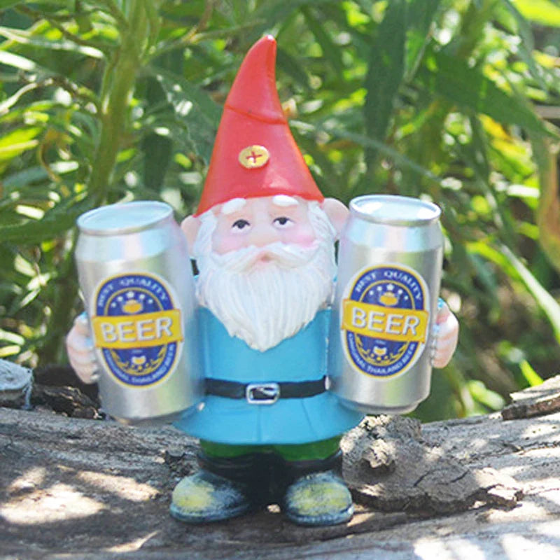 Clytie – Funny Drunk Gnome Beer Statue Garden Home Decoration