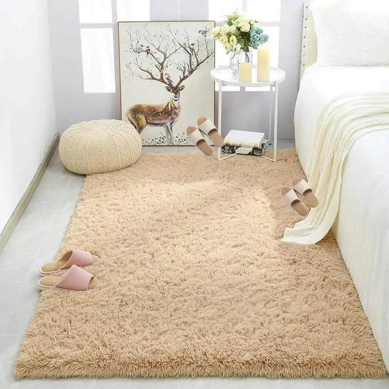 Avaris - Fluffy Round Non-Slip Rug Ultra Soft Memory Foam Carpet