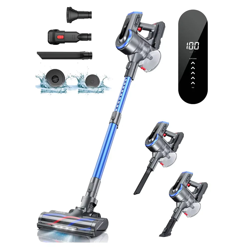 Florian – Wireless Vacuum Cleaner 450W with Removable Battery Touchscreen