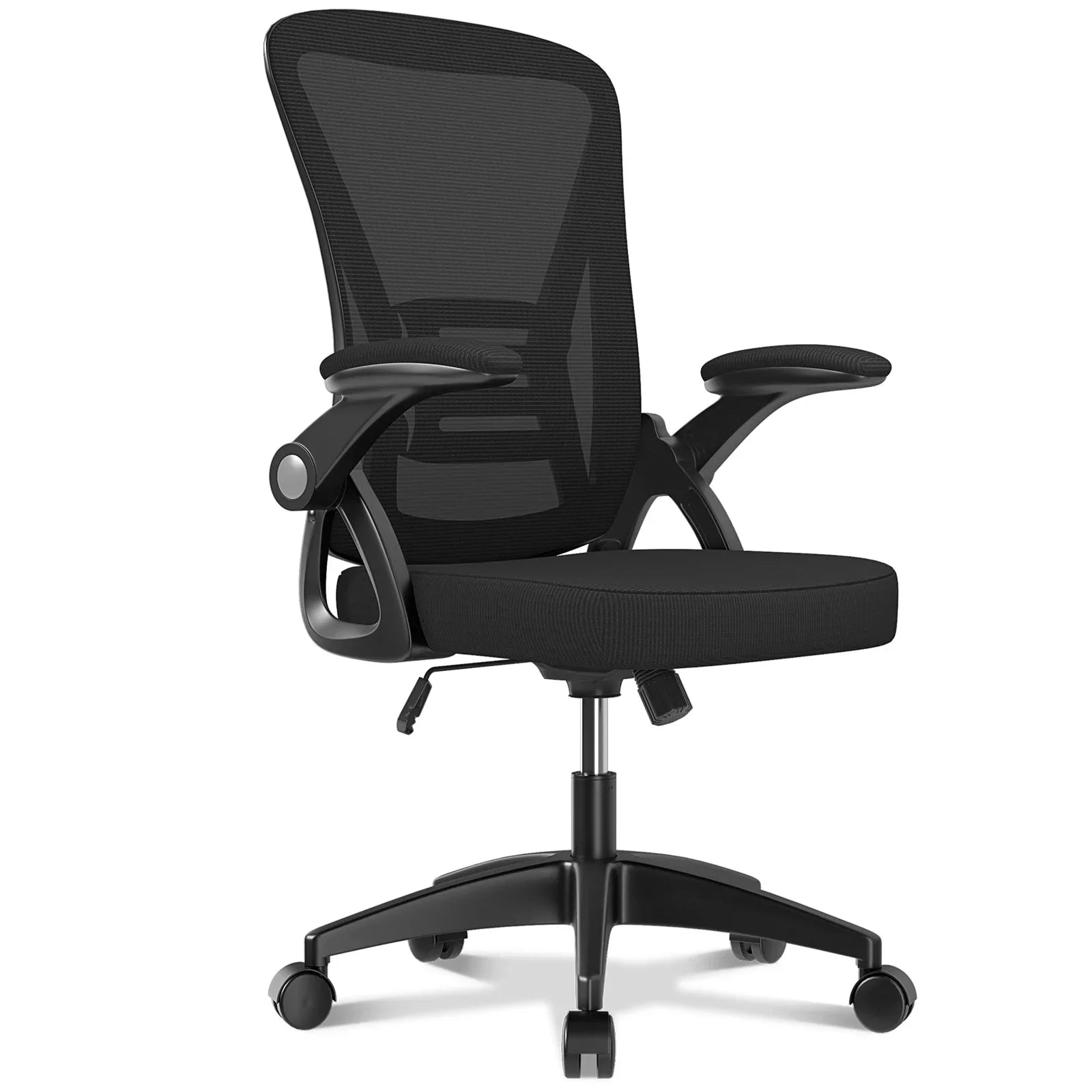 Minara – Ergonomic Office Chair with Foldable Armrests and Lumbar Support