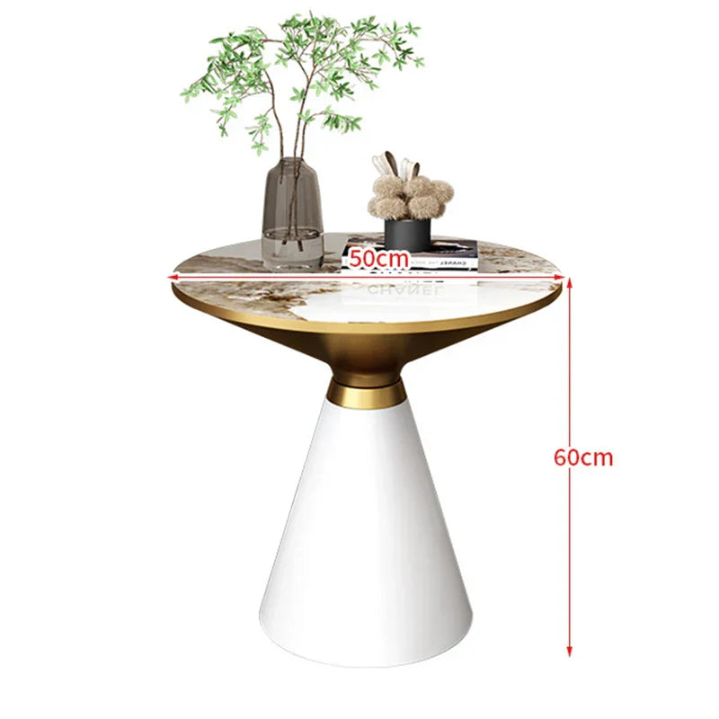 Elarian – Round Luxury Coffee Table Modern Metal