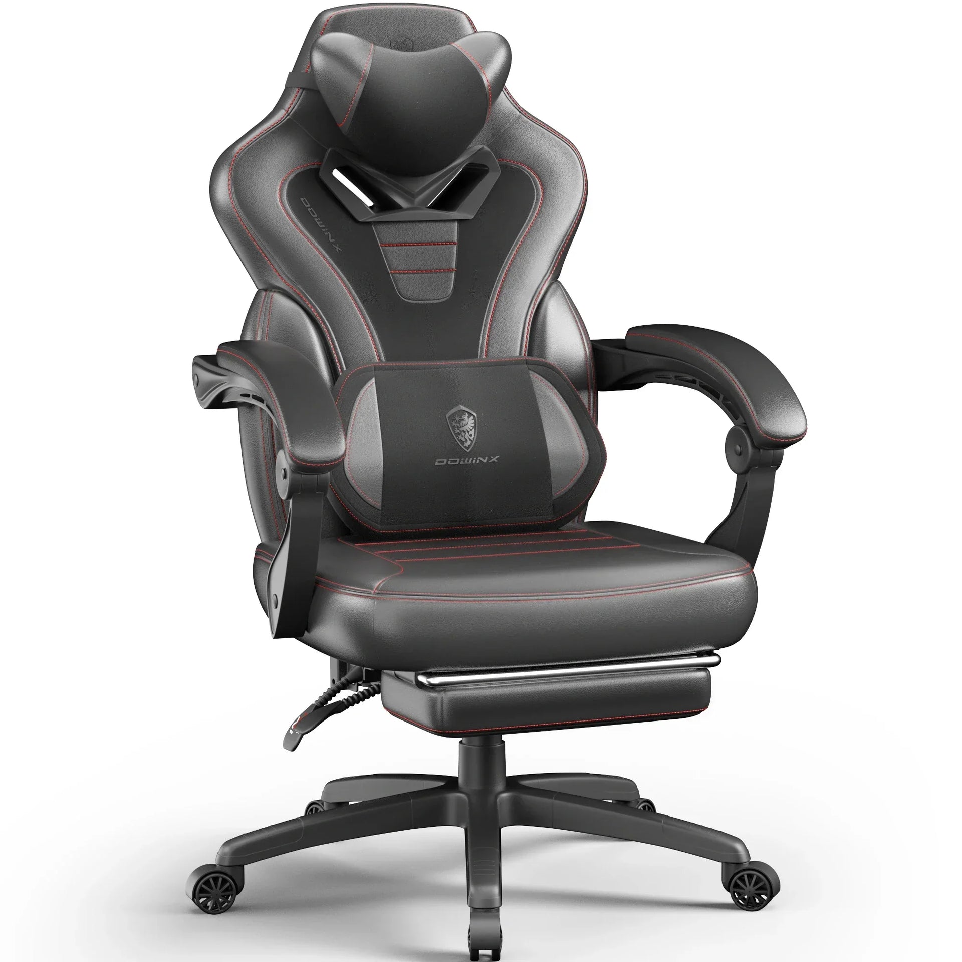 Orvessa – Fabric Gaming Chair with Footrest and High Back for Adults