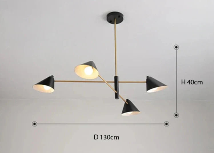 Caelina – Scandinavian Art Pendant Light for Dining Room