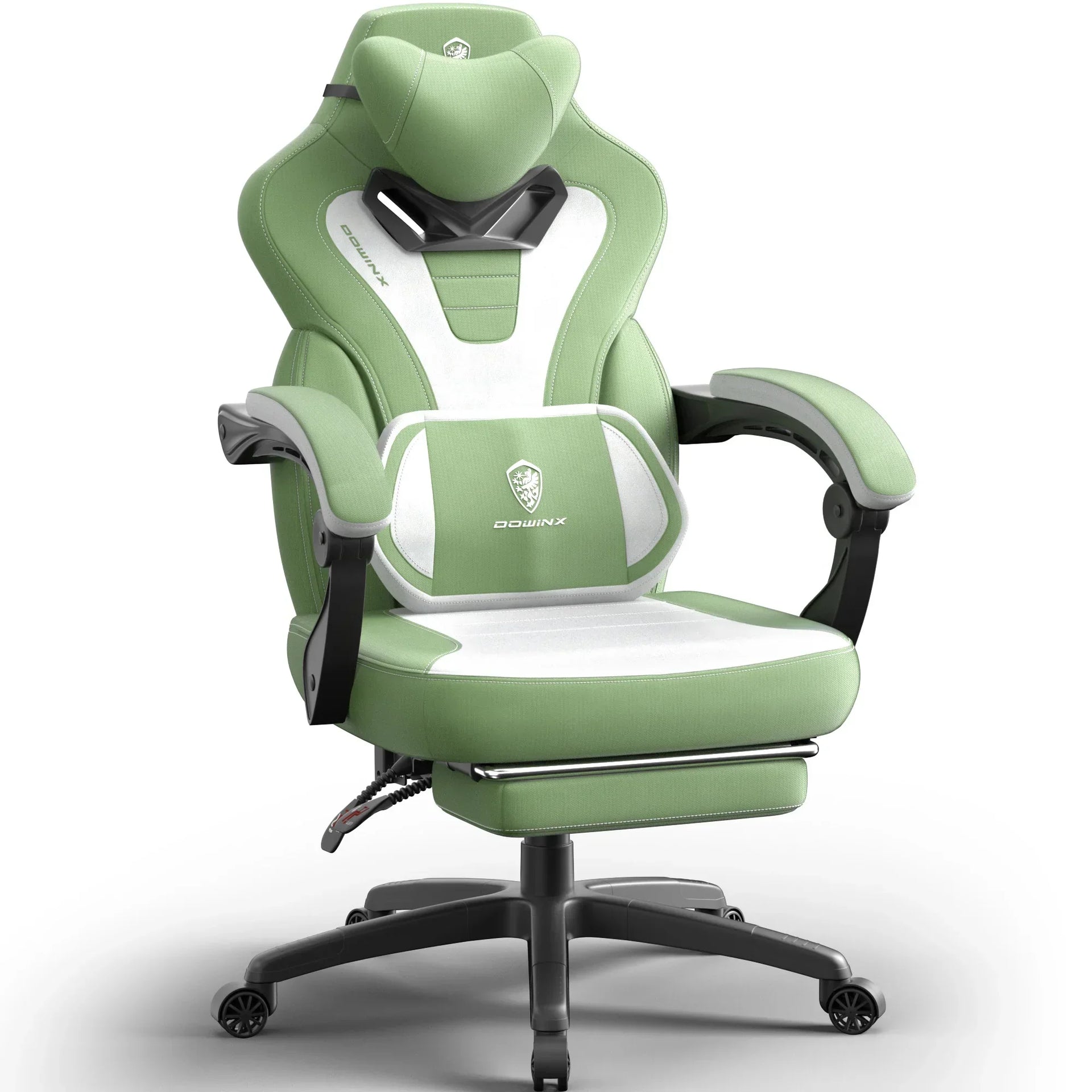 Orvessa – Fabric Gaming Chair with Footrest and High Back for Adults
