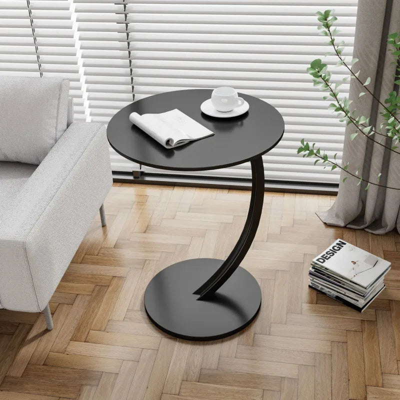 Avelyne - Reinforced Round Side Table for Living Room and Bedroom
