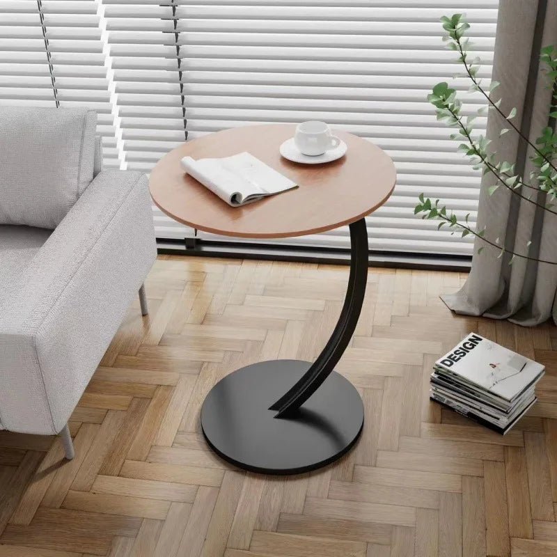 Avelyne - Reinforced Round Side Table for Living Room and Bedroom