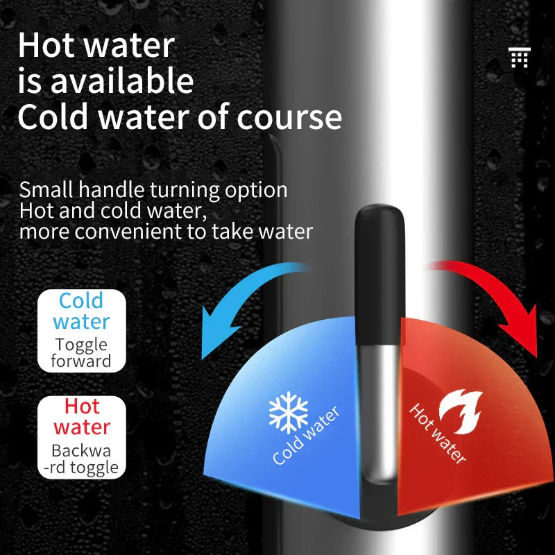 Zarenthea - Electric Kitchen Tap with Instantaneous Water Heater 3000W Stainless Steel