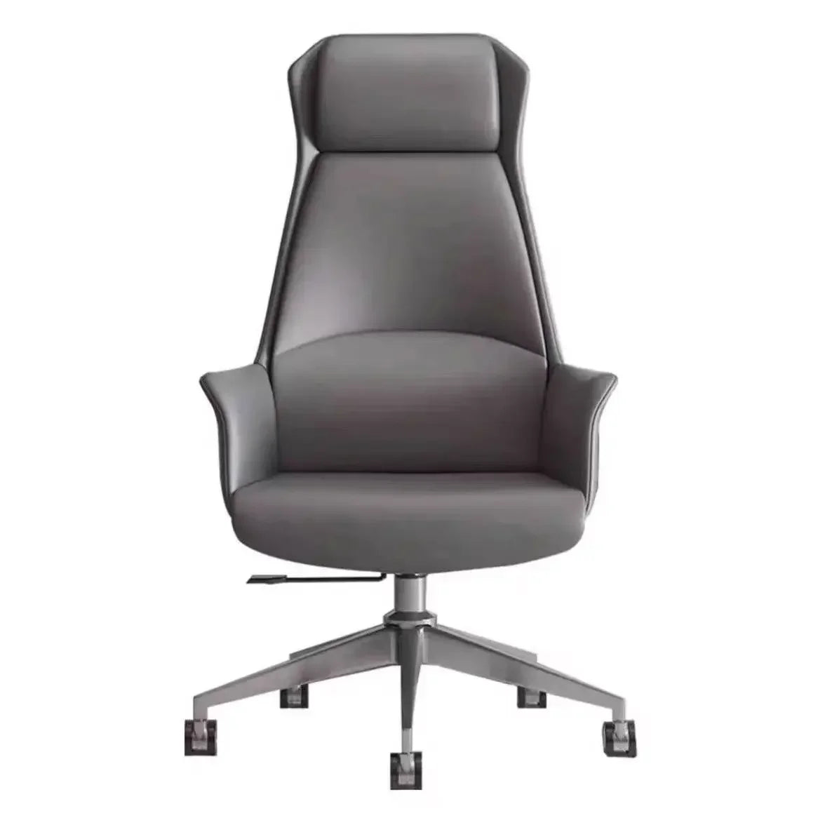 Jorvain – Leather Office Chair with Swivel Function and Adjustable Height