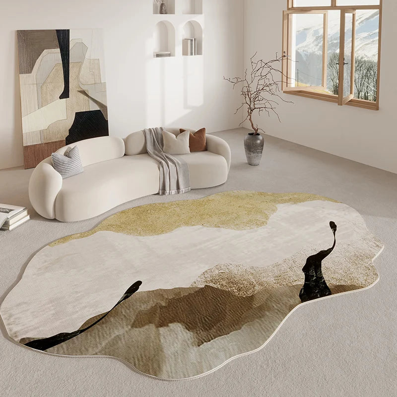 Etruna - Luxury Retro Carpet with Irregular Shape and Non-Slip
