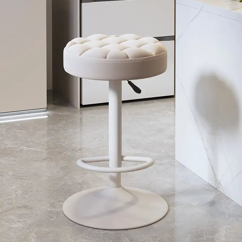 Barvion - Adjustable Swivel Bar Stool with Backrest