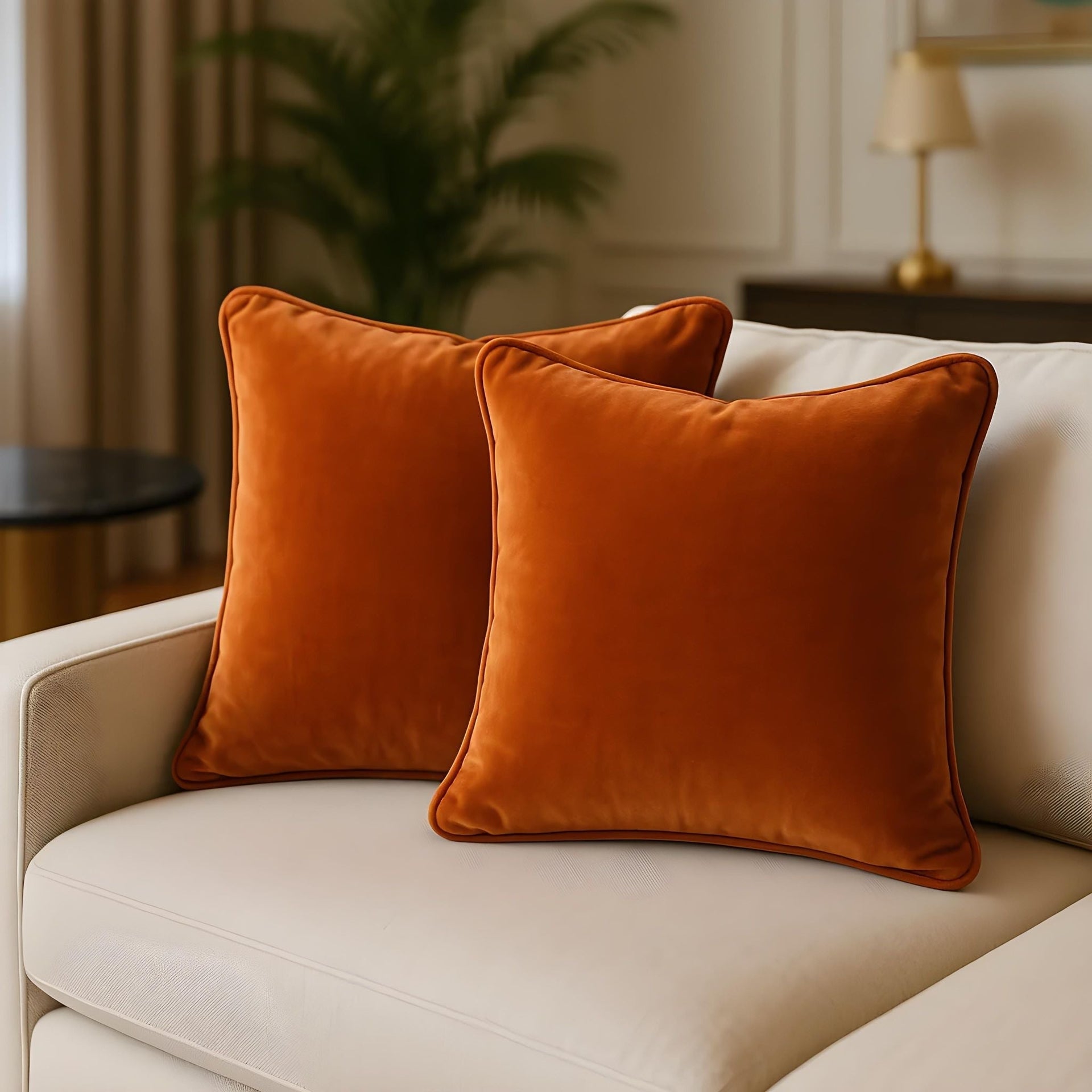 Marvella – Cotton Velvet Decorative Cushion Cover (1 Piece)