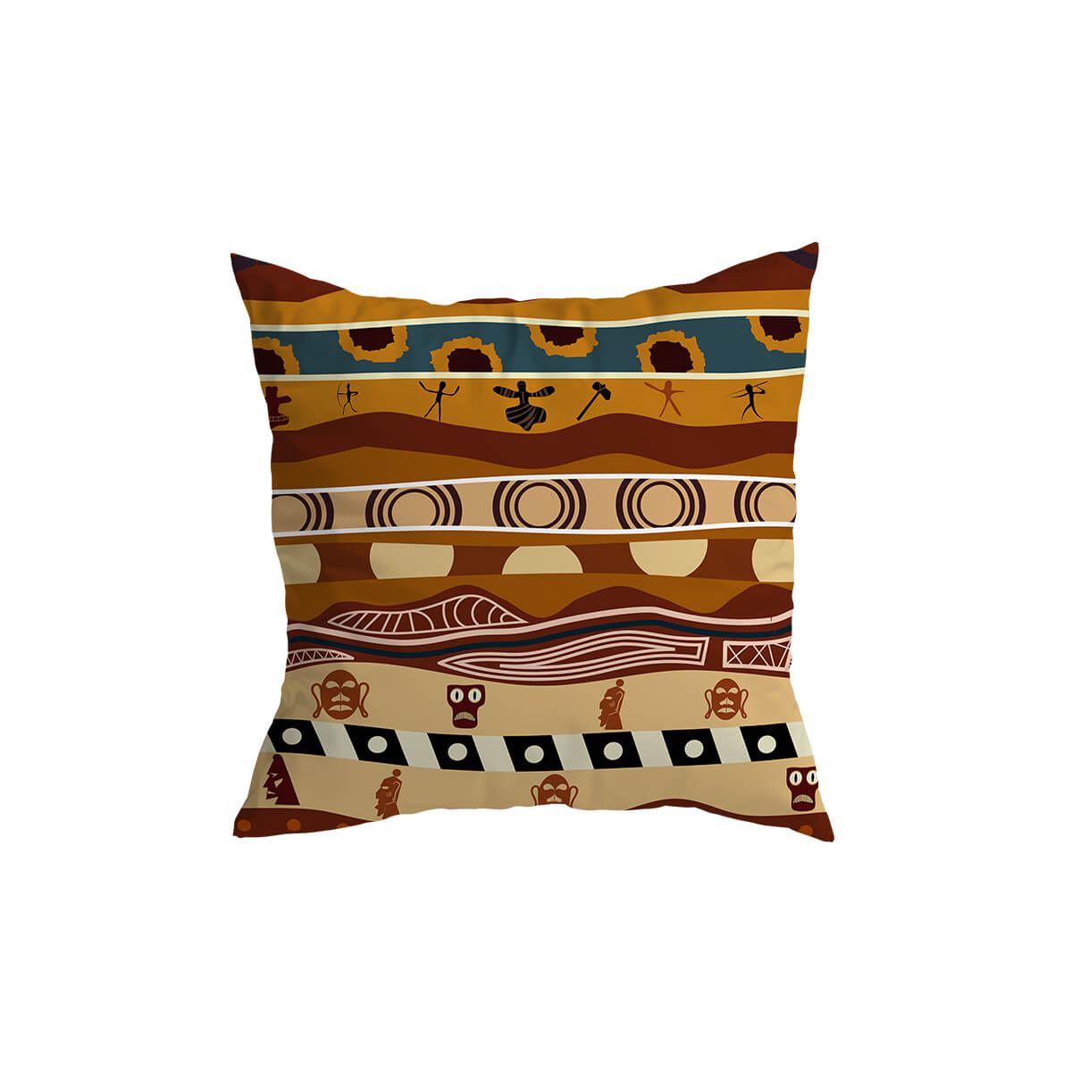 Caelirra - Decorative Cushion with African Pattern for Decoration