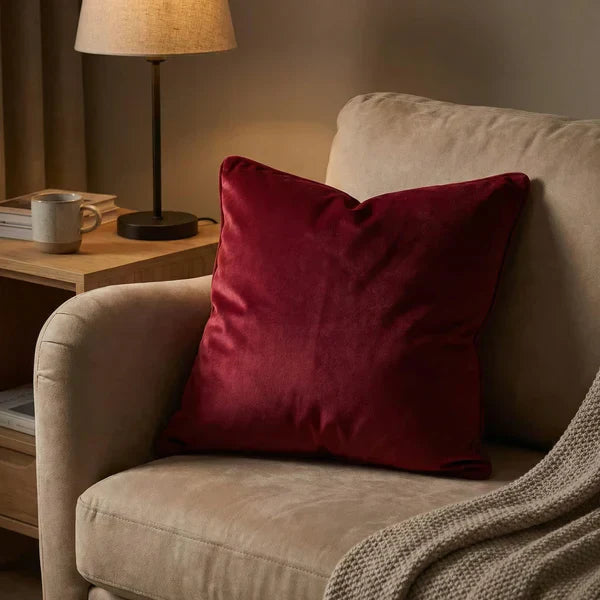 Marvella – Cotton Velvet Decorative Cushion Cover (1 Piece)