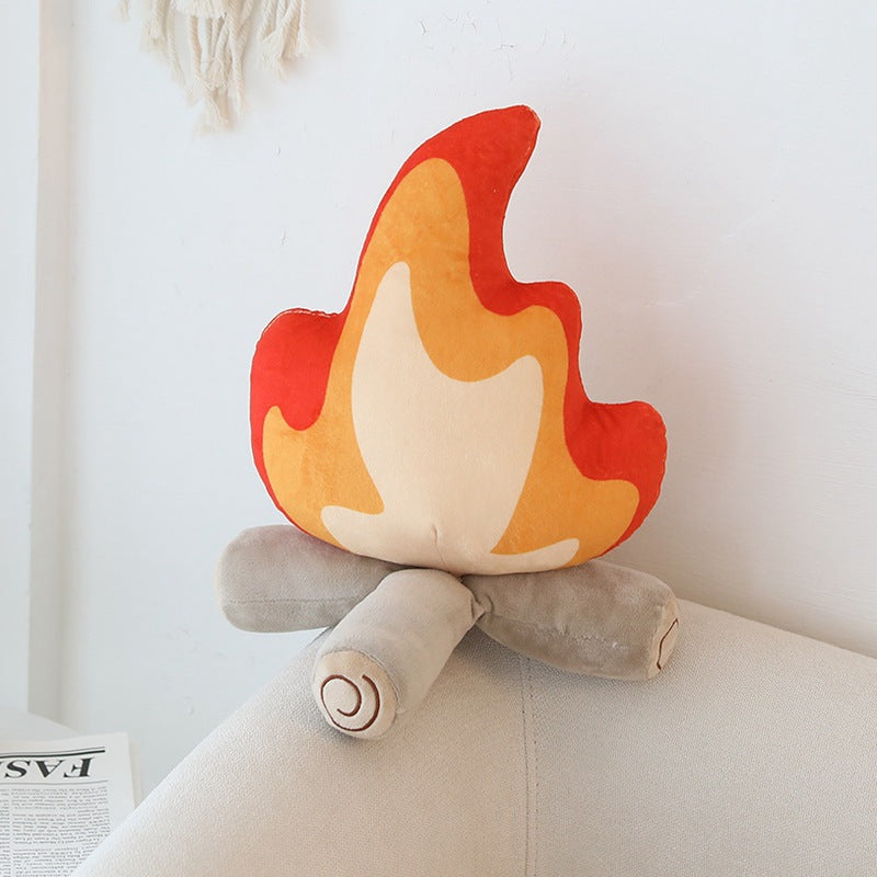 Mirox - Fire Plush Decorative Cushion