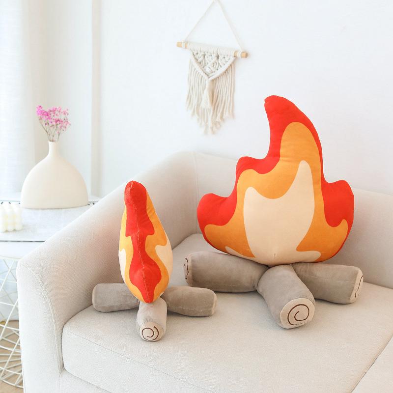Mirox - Fire Plush Decorative Cushion