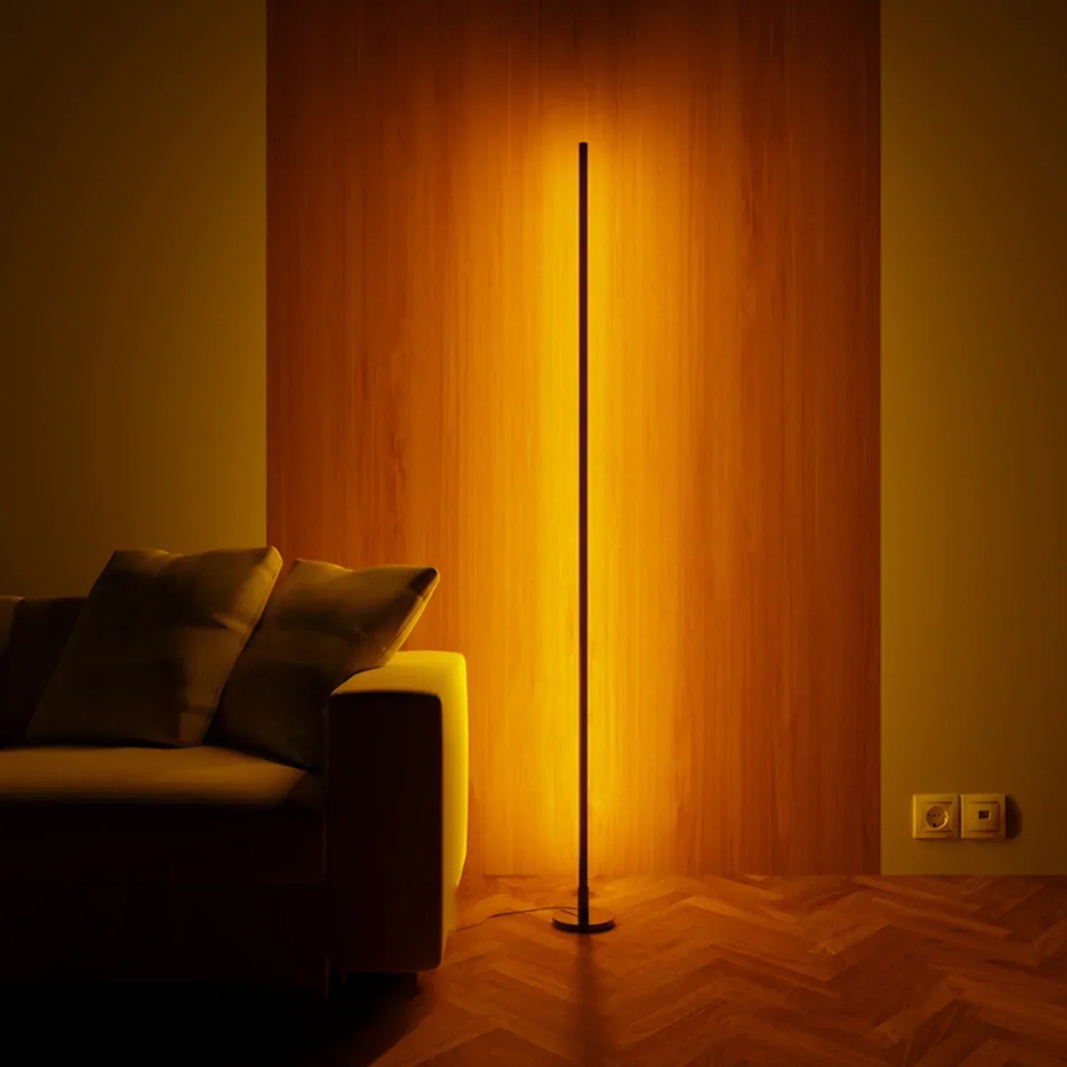 Lumiora – Smart Black RGB Floor Lamp