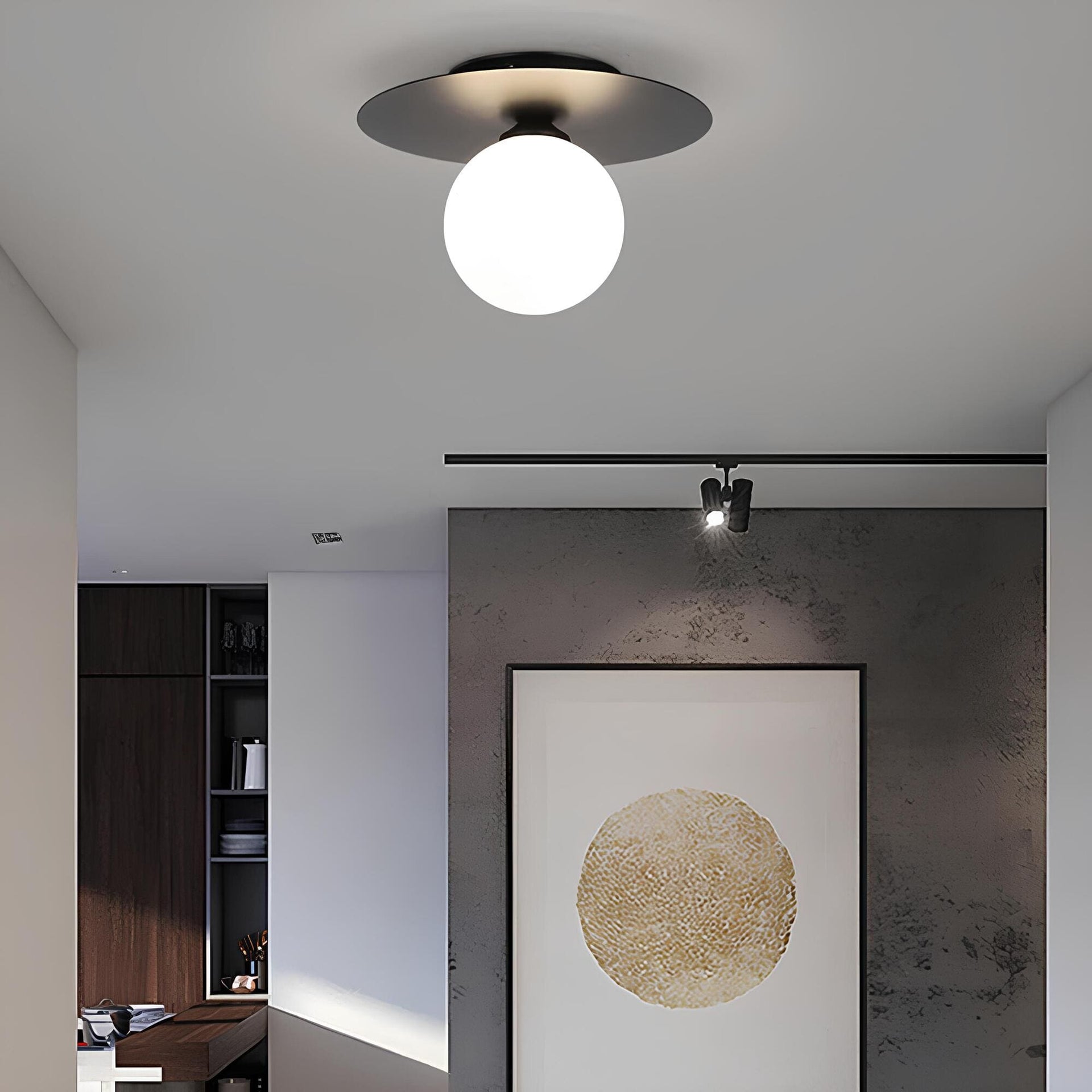 Alura – Gold LED Ceiling Lamp Spherical Design
