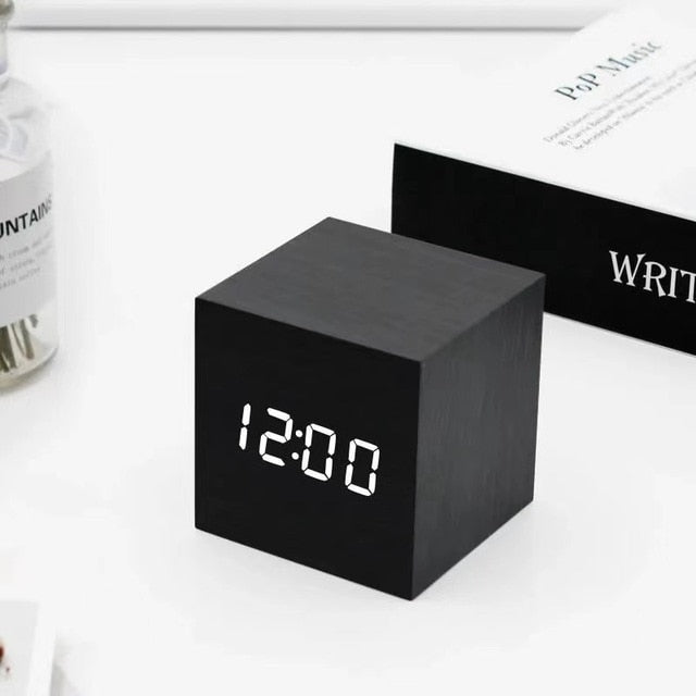 Auralux - Minimalist LED Alarm Clock with Smart Features