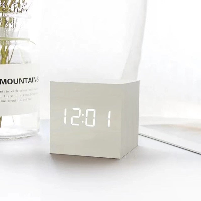 Auralux - Minimalist LED Alarm Clock with Smart Features