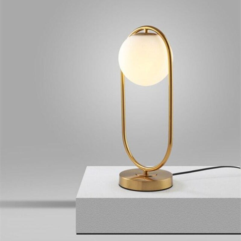 Florentisra – Modern Glass Globe Table Lamp