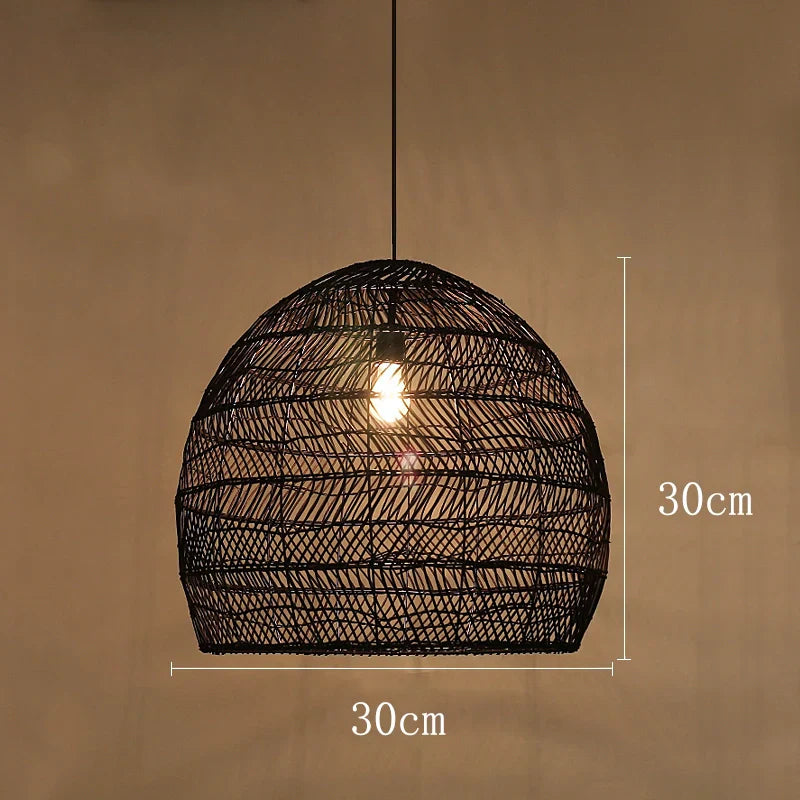 Themis – Natural Woven Pendant Lamp