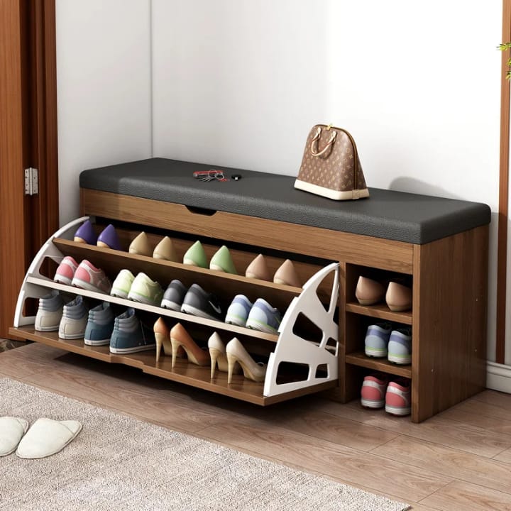 Domivian - Multifunctional Shoe Cabinet with Bench Space-saving storage