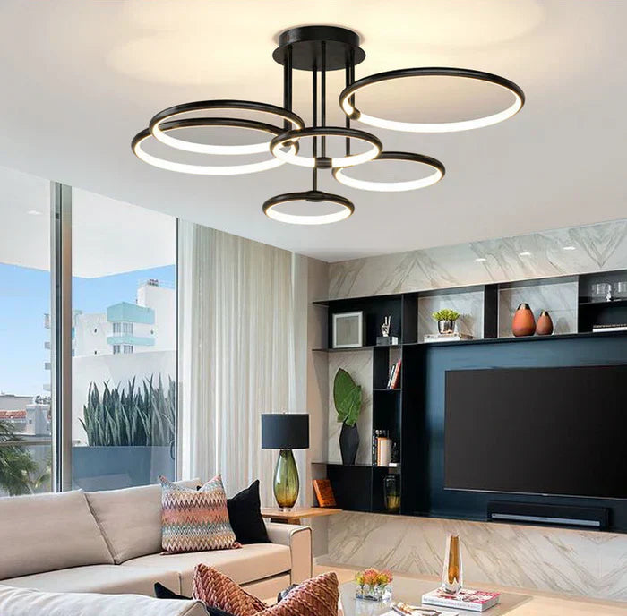 Aurevino – Modern LED Ring Chandelier